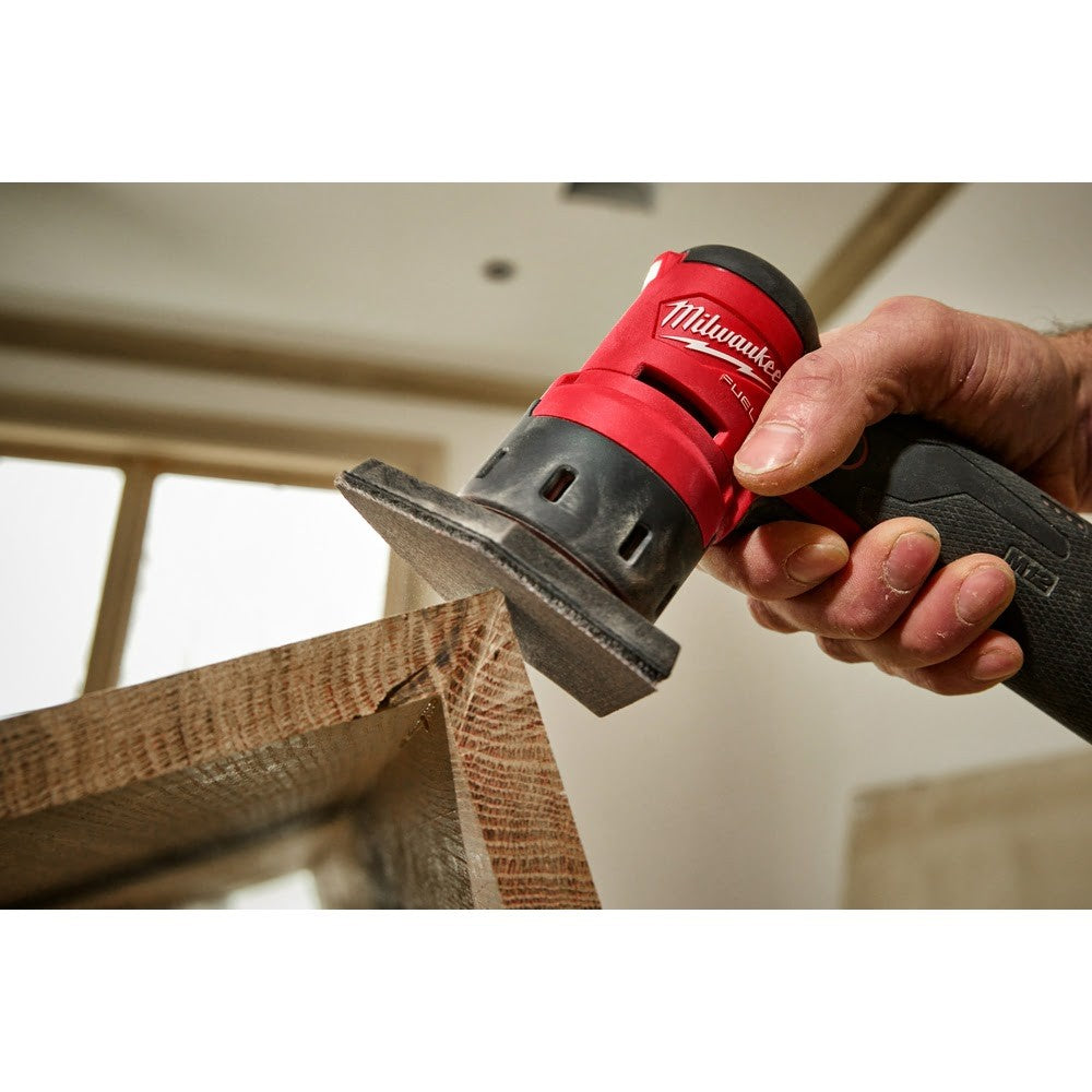 Milwaukee 48-80-5220 220 Grit Mesh Sanding Sheets for M12 FUEL Orbital Detail Sander 12-Pack