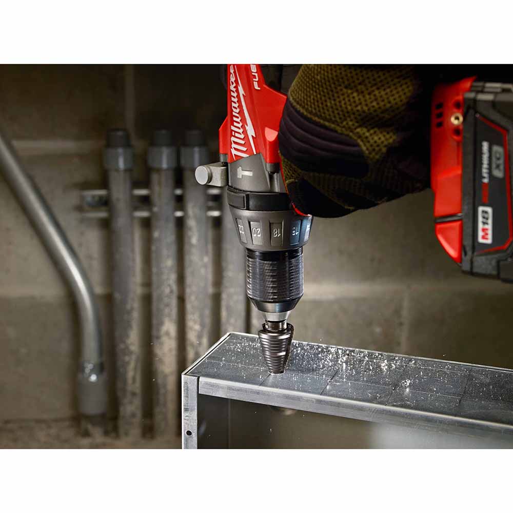 Milwaukee 48-89-9239 2 Piece #9 Step Drill Bit Set, 7/8 - 1-1/8