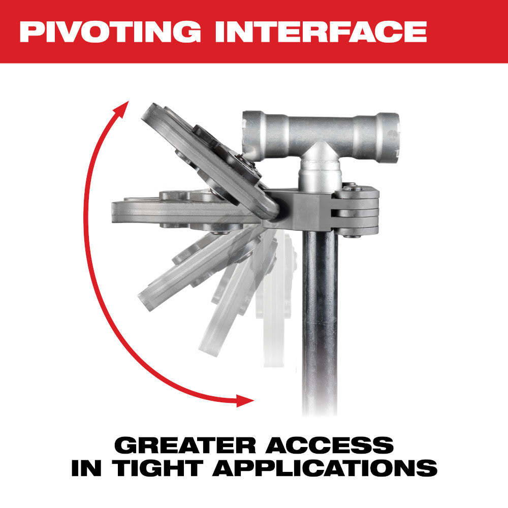 Milwaukee 49-16-2653BX 1-1/4 IPS-P Pivoting Press Ring for M18 FORCE LOGIC Press Tools