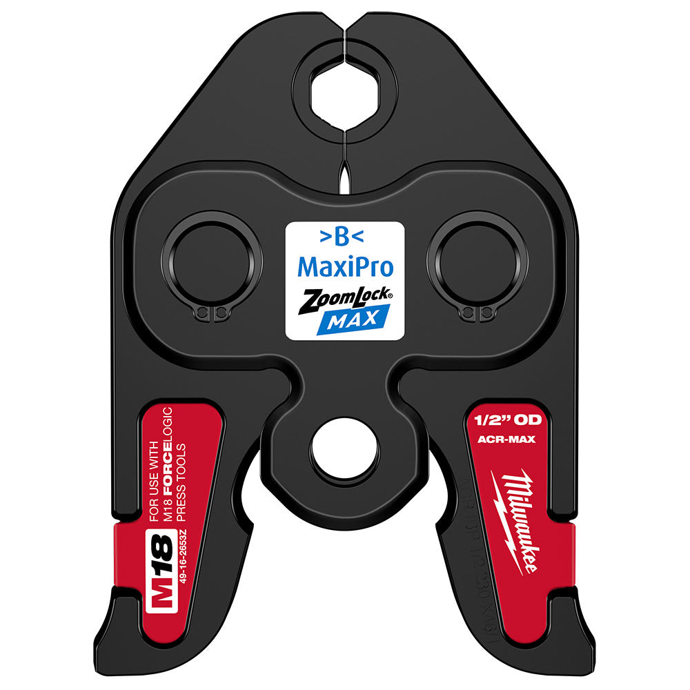 Milwaukee 49-16-2653Z 1/2 ZoomLock MAX Press Jaw for M18 FORCE LOGIC Press Tools