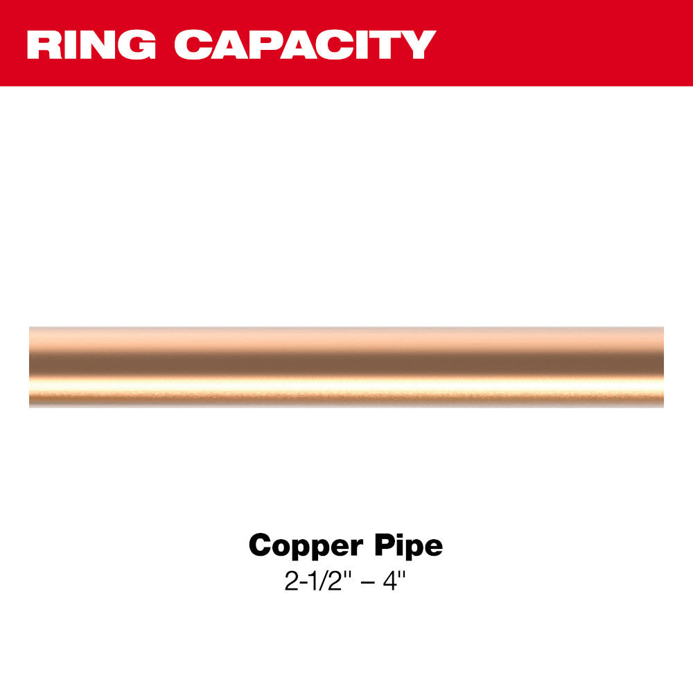 Milwaukee 49-16-2690NX 2-1/2 - 4 NIBCO Press Ring Kit for M18 FORCE LOGIC Long Throw Press Tool