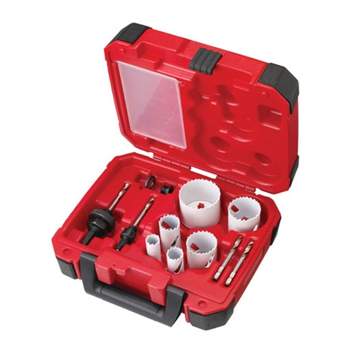 Milwaukee 49-22-4095 10-Piece Electricians Ice Hardened Hole Saw Kit