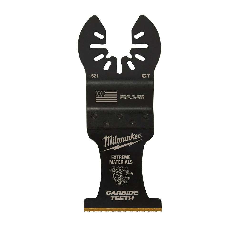 Milwaukee  49-25-1523 Milwaukee® OPEN-LOK™ 1-3/8 TITANIUM ENHANCED Carbide Teeth Multi-Material Blade (3Pk)