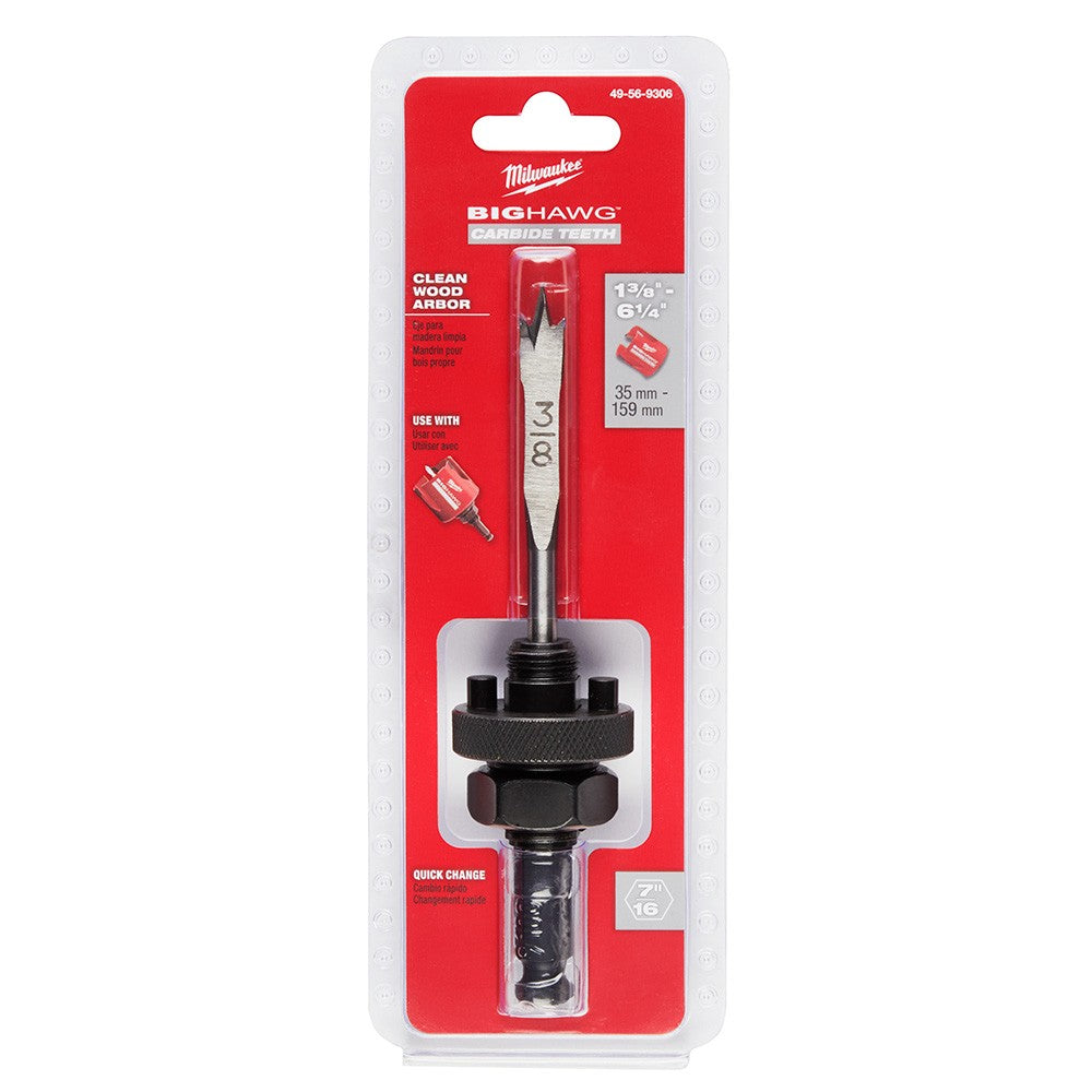 Milwaukee 49-56-9306 BIG HAWG™ with CARBIDE TEETH Clean Wood Arbor