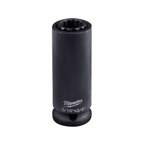 Milwaukee 49-66-5121 9/16 and 3/4 2-in-1 12 Pt Socket
