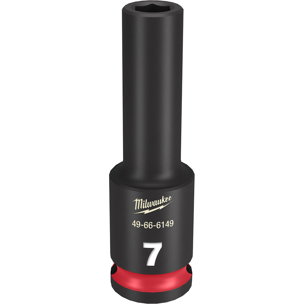 Milwaukee 49-66-6149 SHOCKWAVE Impact Duty™  3/8Drive 7MM Deep 6 Point Socket