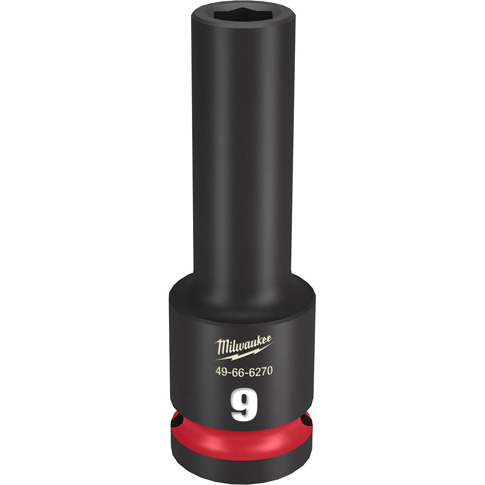 Milwaukee 49-66-6270 SHOCKWAVE Impact Duty™  1/2Drive 9MM Deep 6 Point Socket