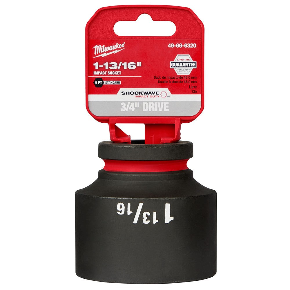 Milwaukee 49-66-6320 SHOCKWAVE Impact Duty™  3/4Drive 1-13/16 Standard 6 Point Socket