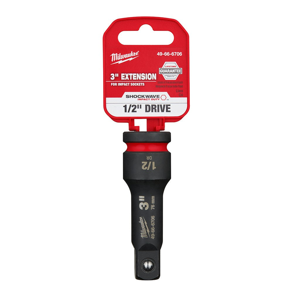 Milwaukee 49-66-6706 SHOCKWAVE Impact Duty™  1/2 Drive 3 Extension