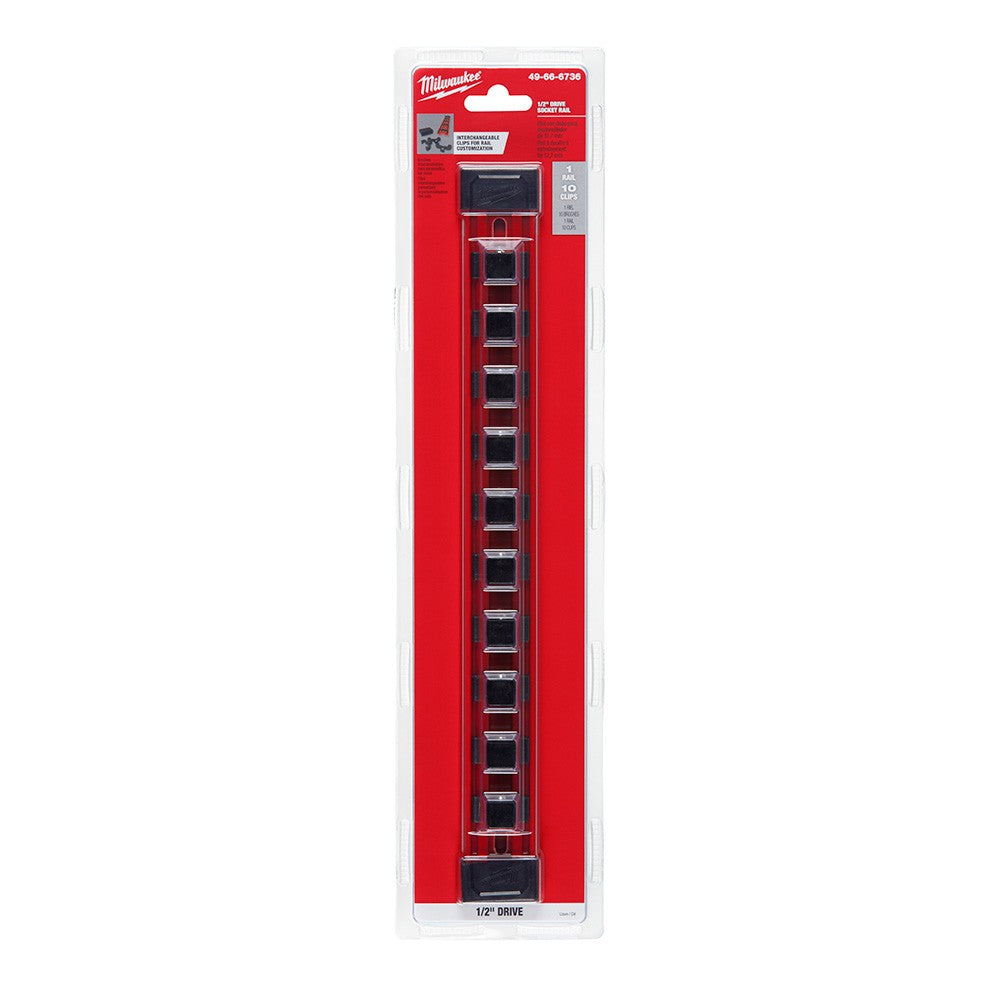 Milwaukee 49-66-6736 1/2 Drive Socket Rail