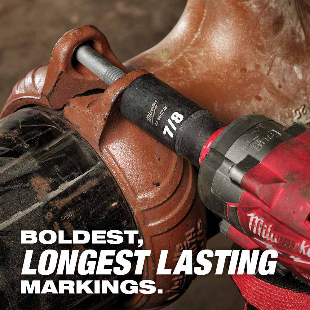 Milwaukee 49-66-6817 Shockwave Impact Duty Socket 1/2 Drive 15-Piece SAE Tray Set