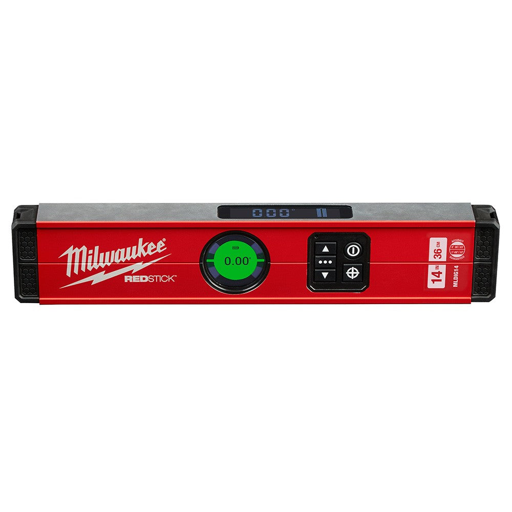 Milwaukee MLDIG14 14” REDSTICK Digital Level w/ PINPOINT Measurement Technology