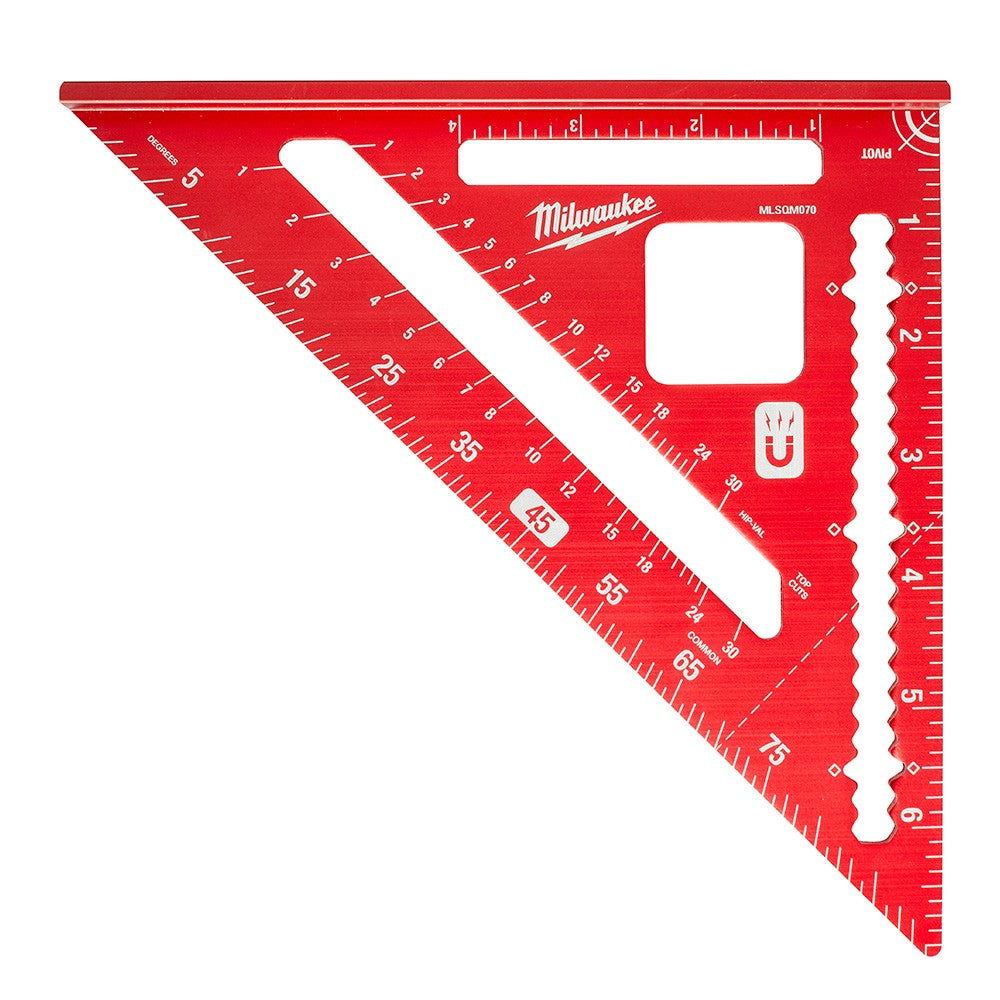 Milwaukee MLSQM070 7 Magnetic Rafter Square