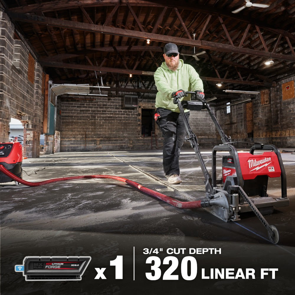 Milwaukee MXF316-2XC MX FUEL 6 Green Concrete Saw Kit
