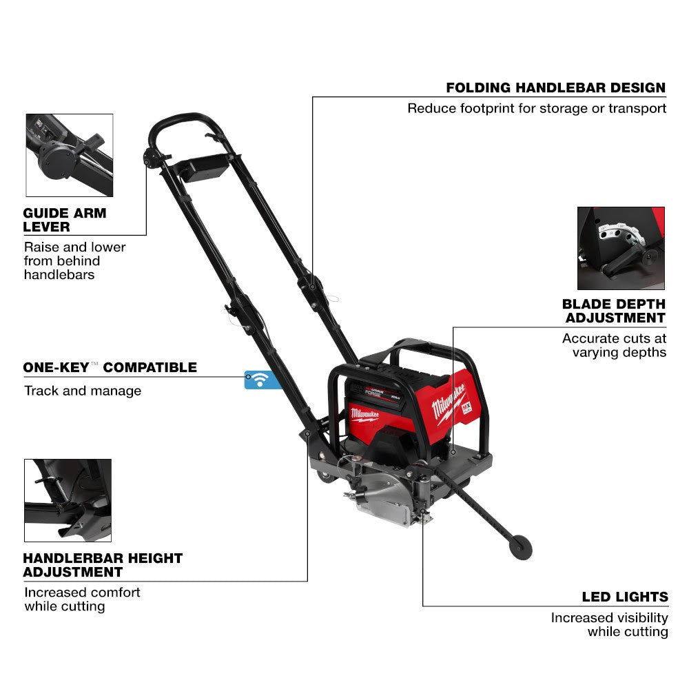 Milwaukee MXF316-2XC MX FUEL 6 Green Concrete Saw Kit