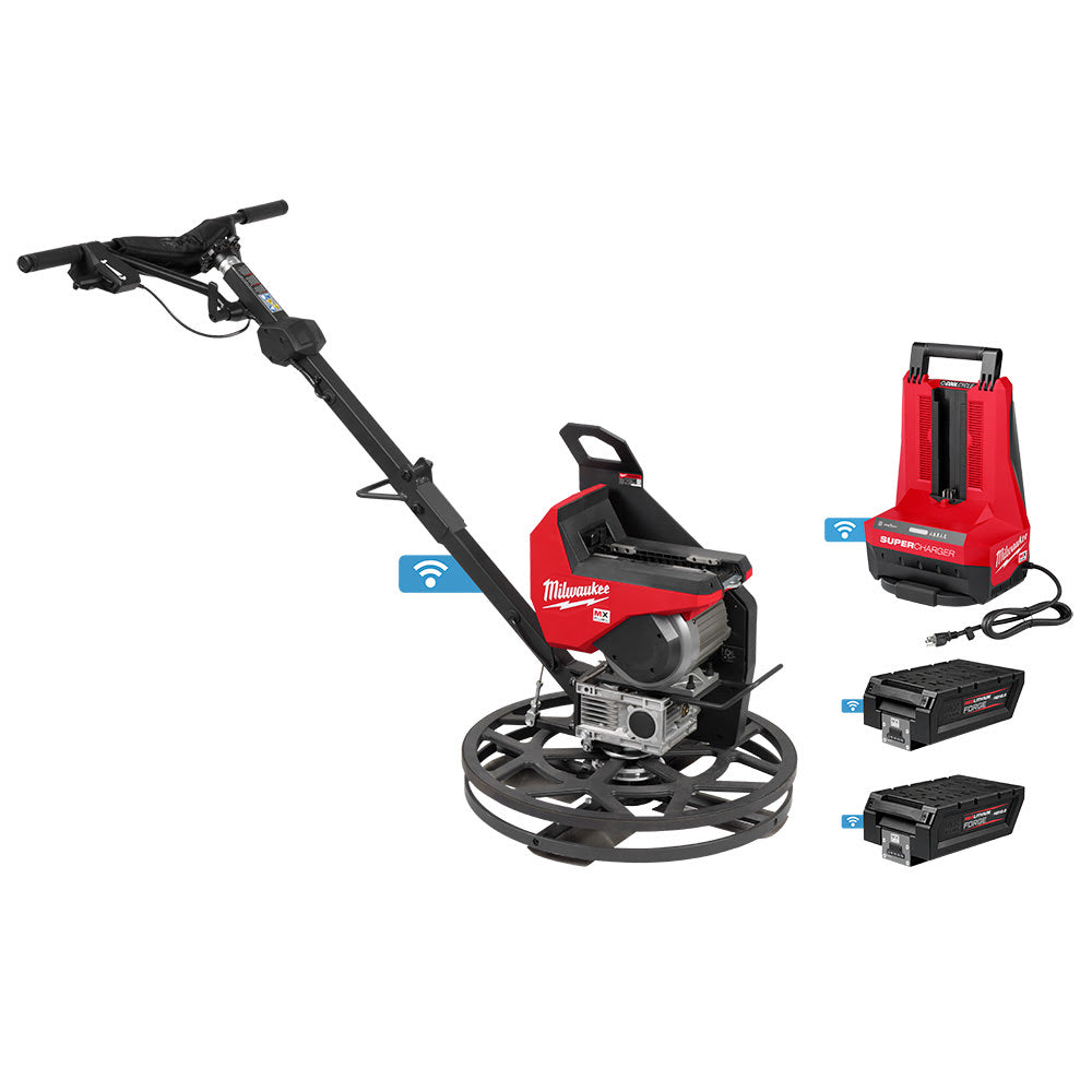 Milwaukee MXF324-2HD MX FUEL 24 Walk-Behind Edging Trowel Kit