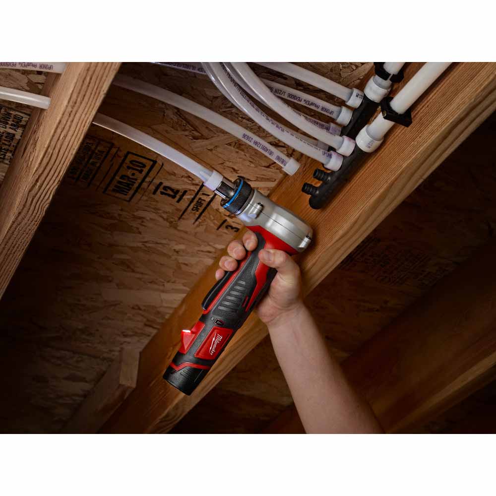 Milwaukee 2432-22 M12 ProPEX Expansion Tool Kit With 1/2, 3/4, 1 Heads